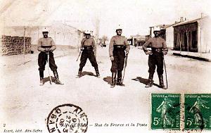 AIN SEFRA - RUE DE FRANCE - POSTE - 1908